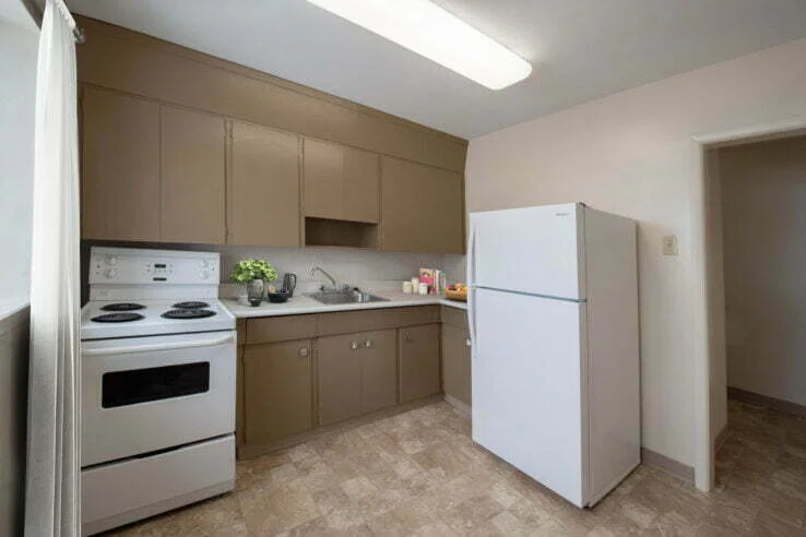 bedroom in a 2 bedroom unit at Bel Manor in Winnipeg, Manitoba