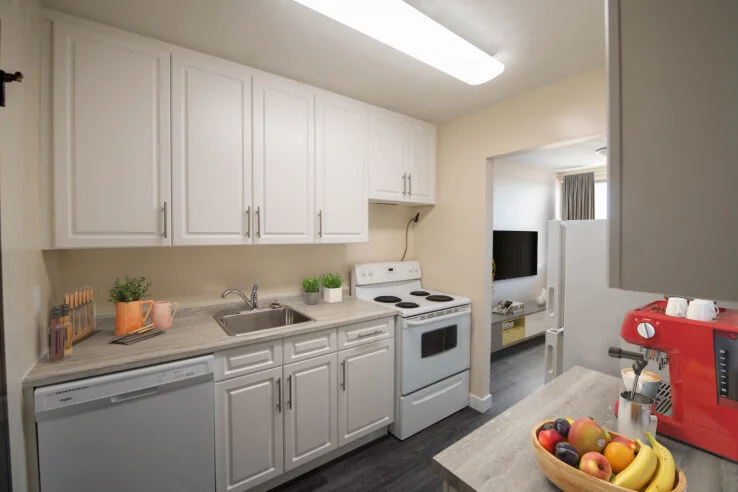 bedroom in a 2 bedroom unit at Dakota Towers in Winnipeg, Manitoba