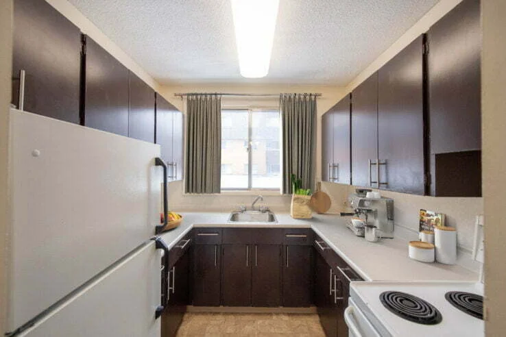 bedroom in a 1 bedroom unit at Guelph Gardens in Winnipeg, Manitoba