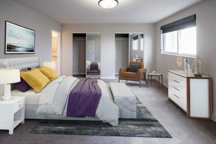 bedroom at Kelly House in Winnipeg, Manitoba