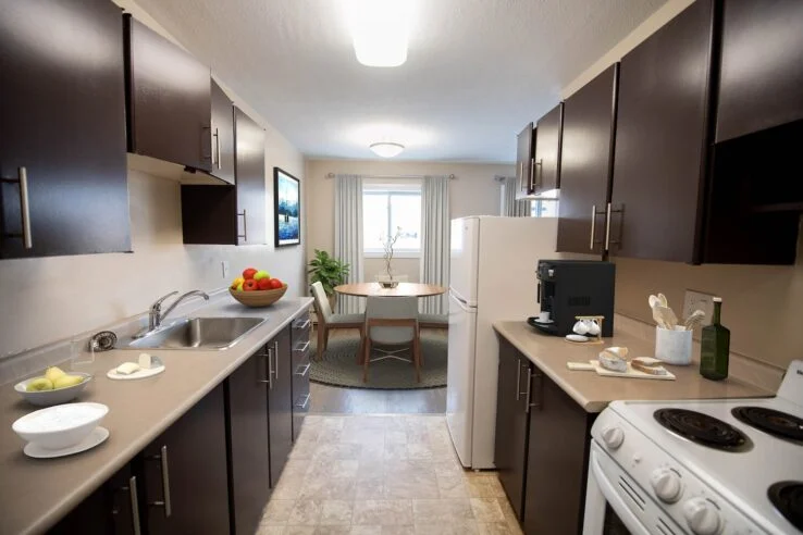 bedroom in a 1 bedroom unit at Lord Ainslie in Winnipeg, Manitoba