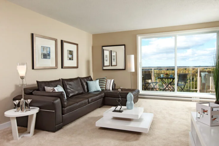 living area, bedroom at Norvilla Apartments in Winnipeg, Manitoba