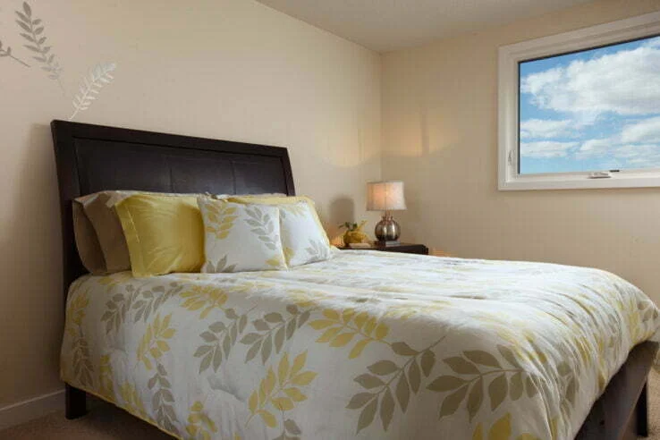 bedroom at Norvilla Apartments in Winnipeg, Manitoba