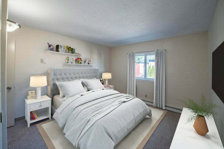 bedroom at Pembina Place in Winnipeg, Manitoba