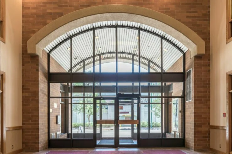 lobby of Rideau Tower in Winnipeg, Manitoba