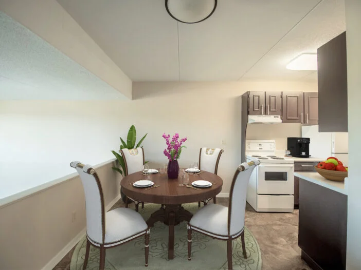 dining area at Westminster Court in Winnipeg, Manitoba