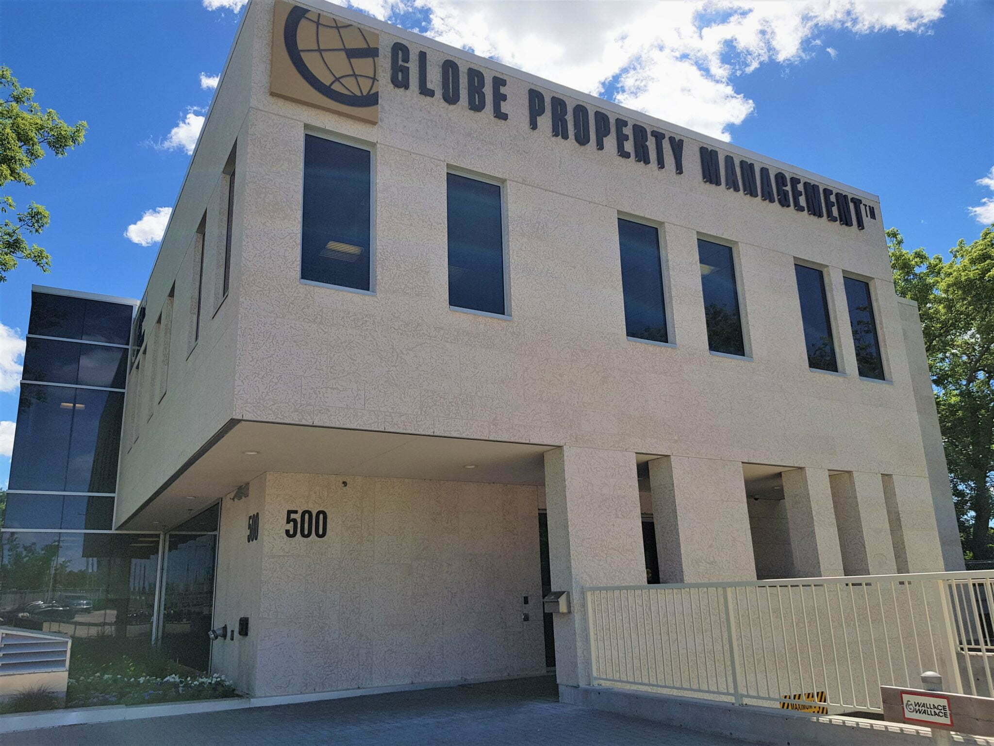exterior of Globe Property Management head office