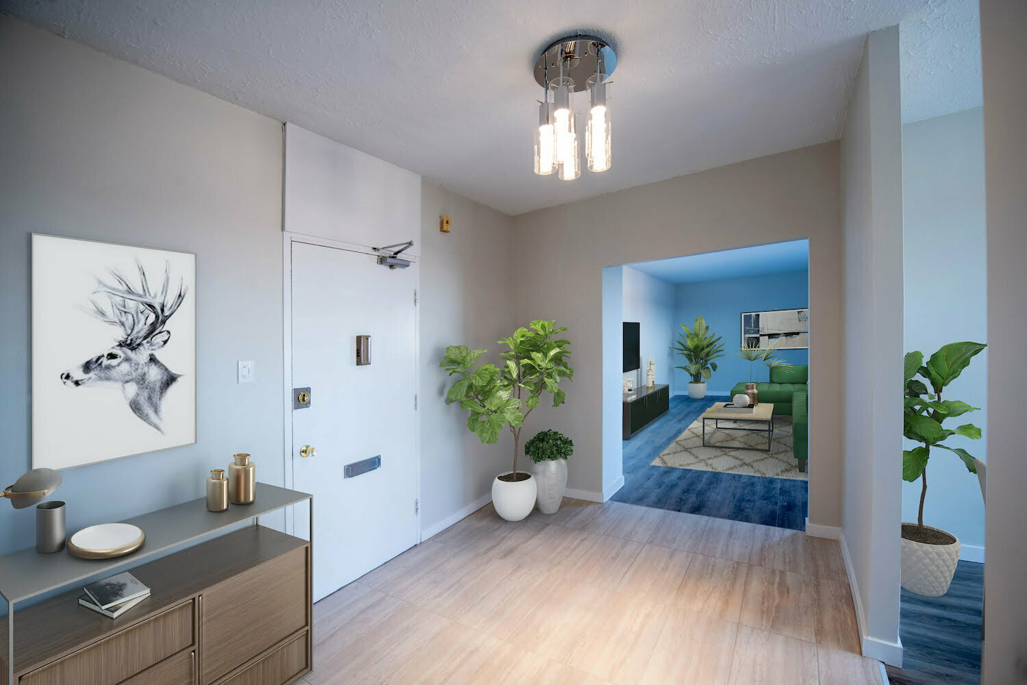apartment hallway